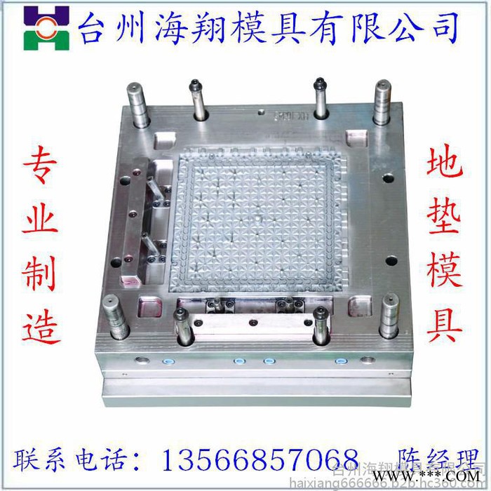 海翔模具 注塑模具 悬浮式地垫模具开模