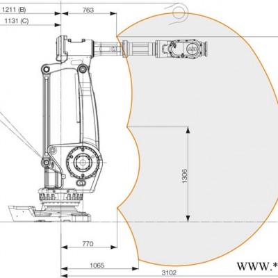 ABB冲压机器人IRB 6660  负载100kg ABB上下料机器人