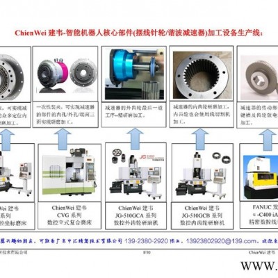 供应台湾产ChienWei建韦智能机器人减速器的整条数控机床生产线