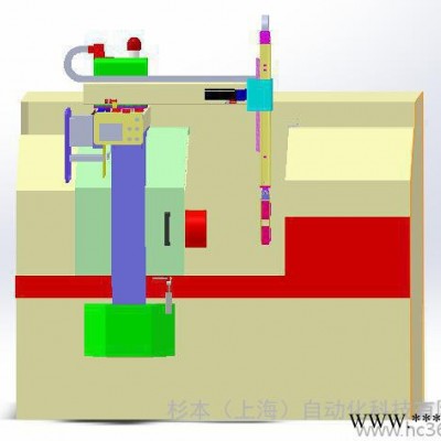 杉本自动化数控车床前置式机械手 数控车床自动上下料行业设备
