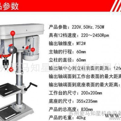 750W爱马台钻 木工金属台钻钻床铣床佛珠机器台钻哪家好上海哪里有苏州**