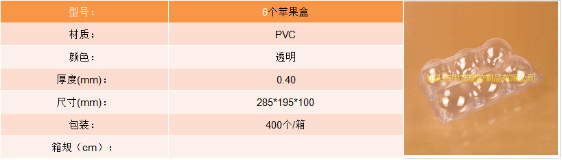 6个苹果盒