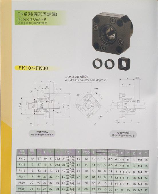 FK系列（圆形固定端）2